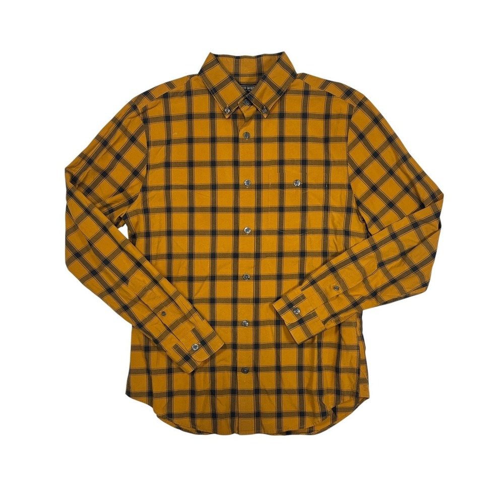 Todd Snyder Yellow Plaid Favorite LS Shirt Size‎ Small
